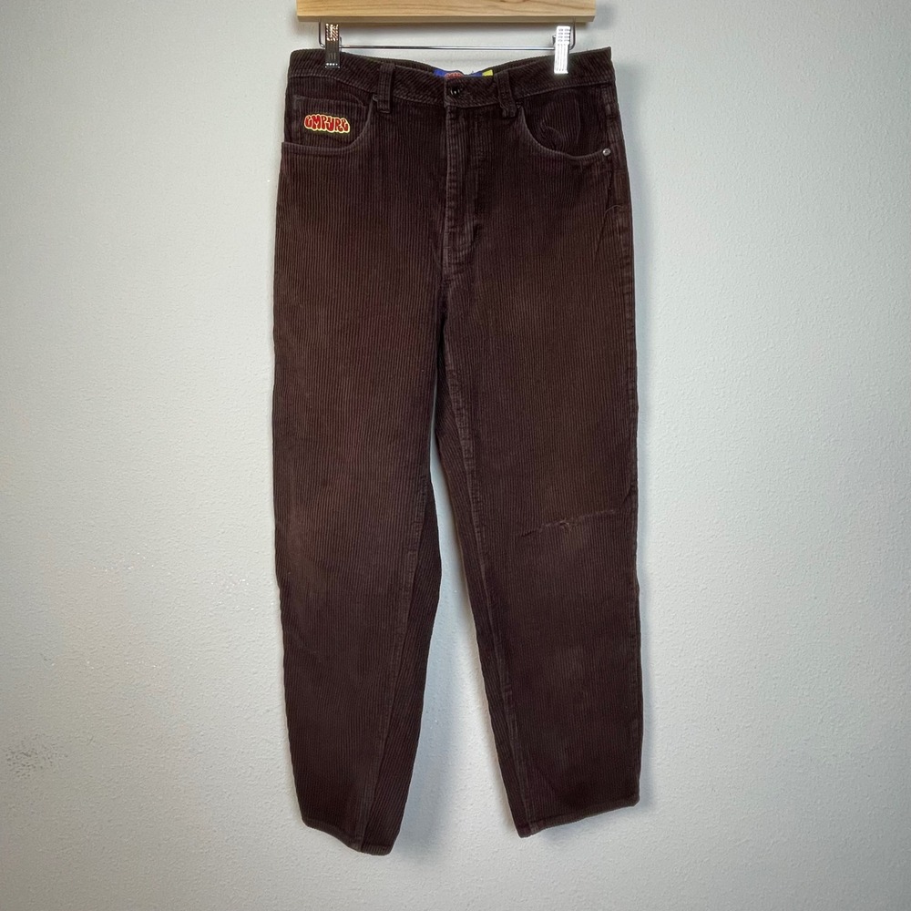EMPIRE Corduroy Pants‎ Brown Mens Size 34x30 Vintage Relaxed Fit